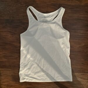 Classic White Racerback Tank Top - kids